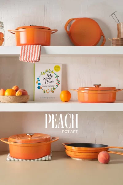 pot-art-demir-dokum-tencere-tava-peach-turuncu